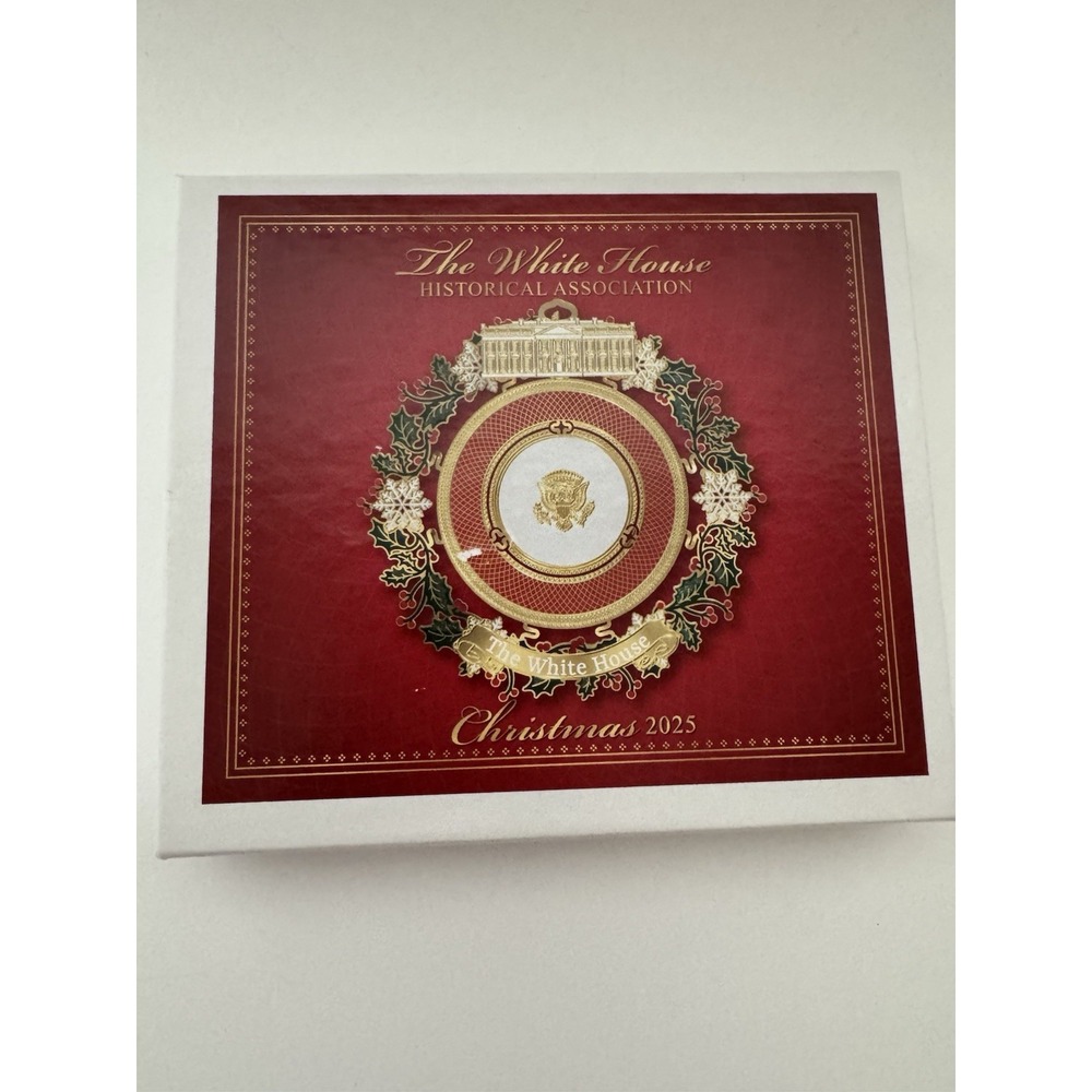 Official 2025 White House Christmas Ornament - 150 Years - Brand New